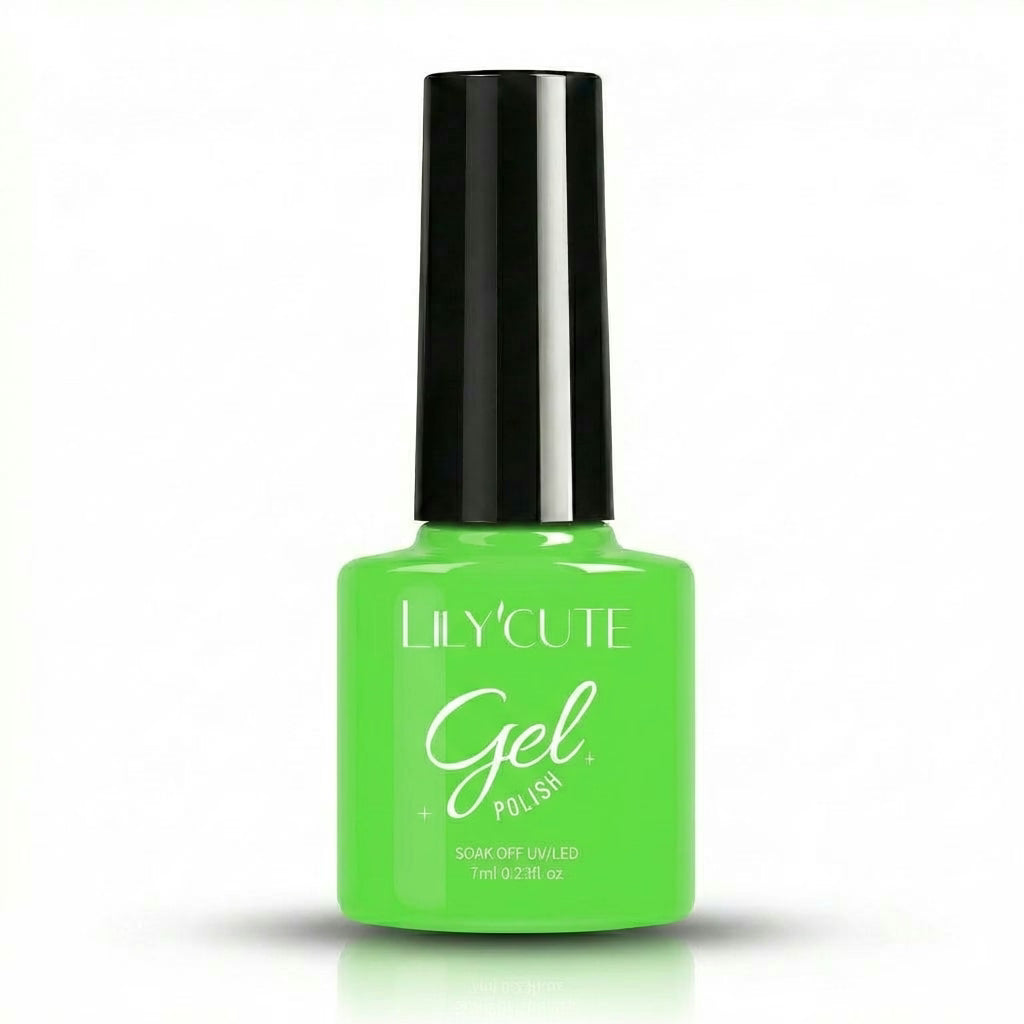 Bright Lime Nail Gel Polish 7ml - Main Bottle