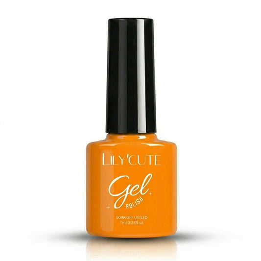 Bright Orange Nail Gel Polish 7ml - Main Bottle