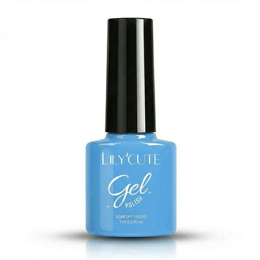 Bright Sky Blue Nail Gel Polish 7ml - Main Bottle