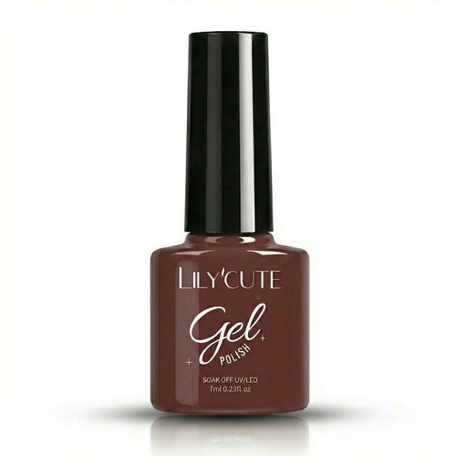 Burgundy Brown Nail Gel Polish 7ml - Main Bottle