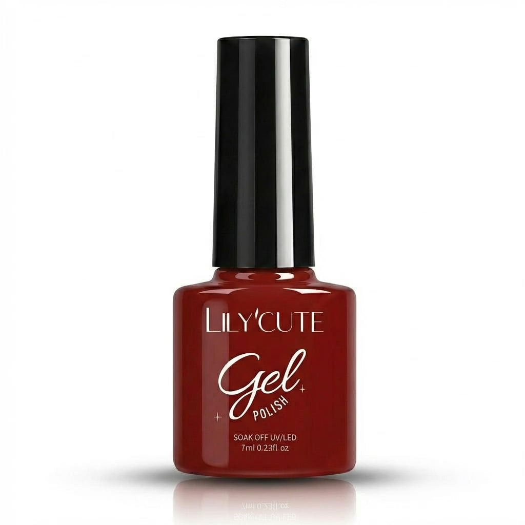Cherry Red Nail Gel Polish 7ml - Main Bottle