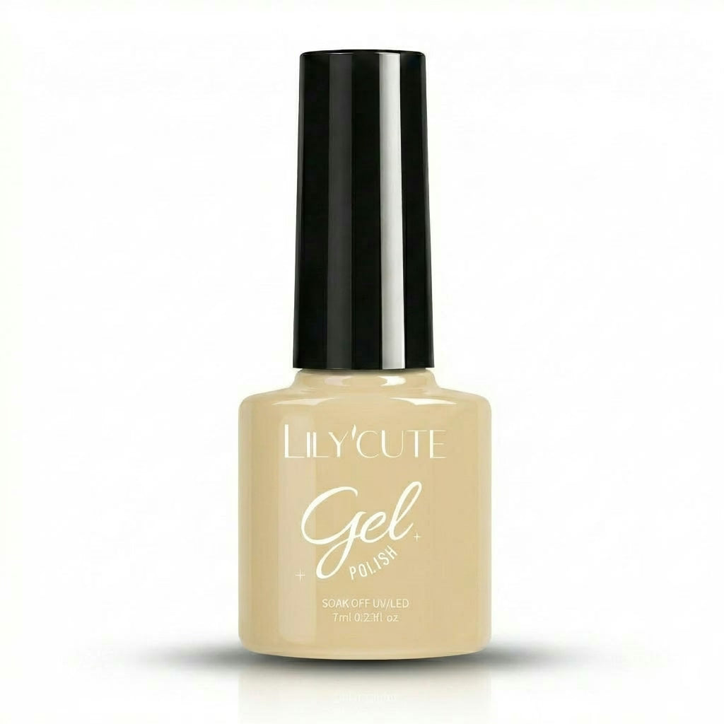 Cream Yellow Nail Gel Polish 7ml - Main Bottle