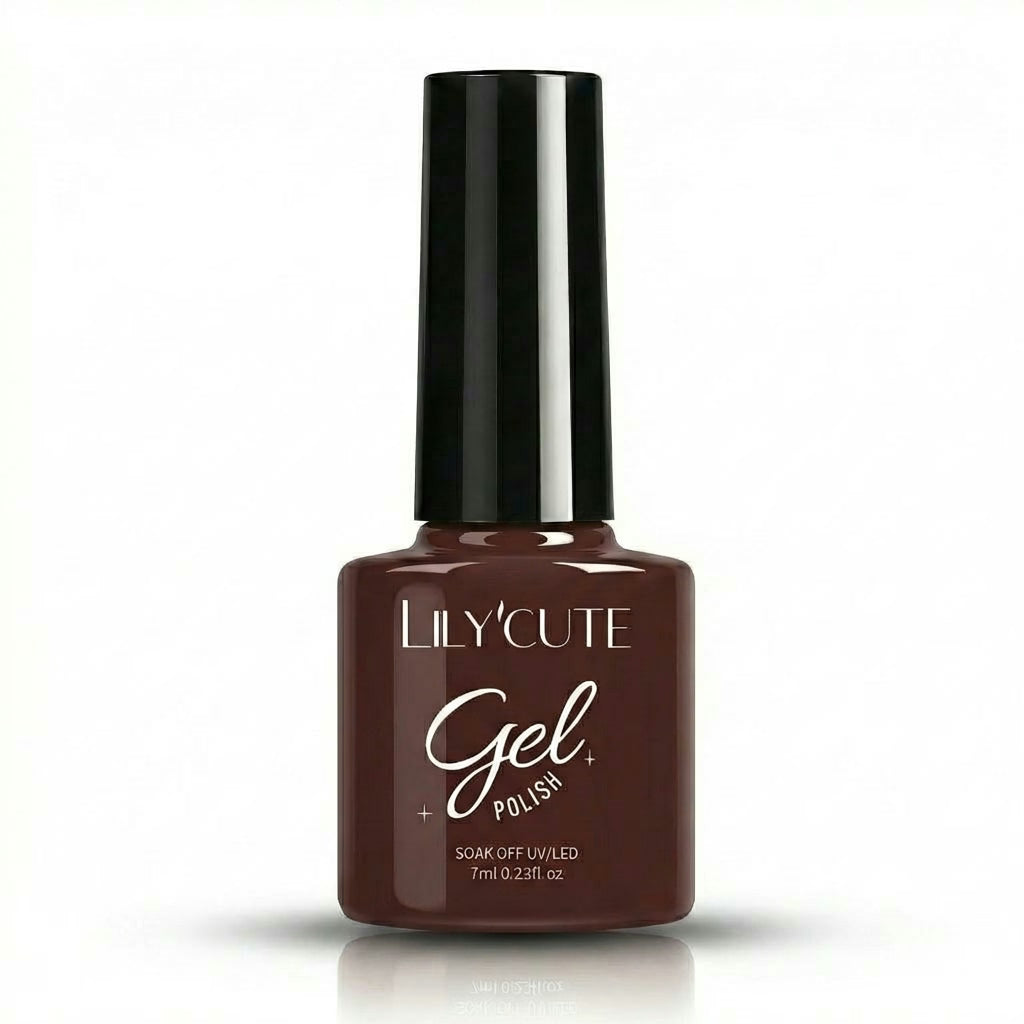 Dark Chocolate Nail Gel Polish 7ml - Main Bottle