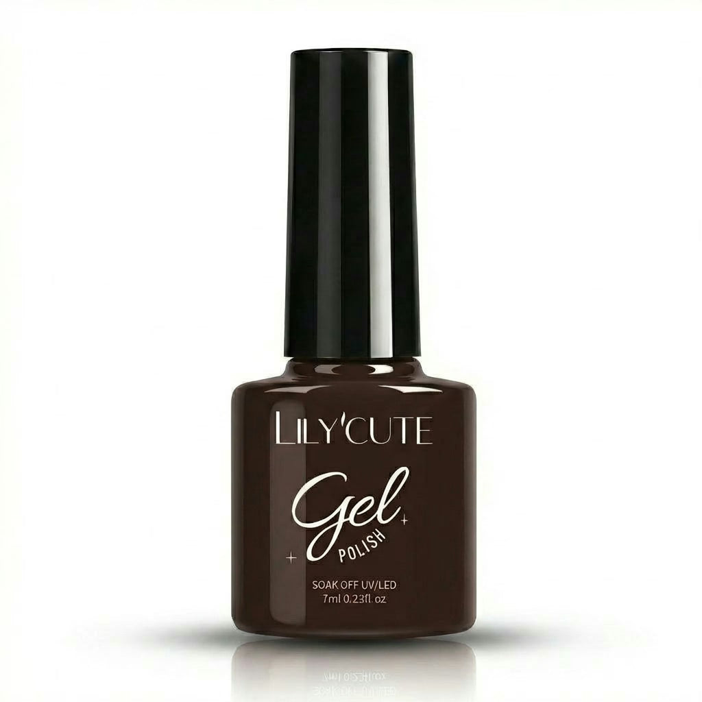 Dark Espresso Nail Gel Polish 7ml - Main Bottle