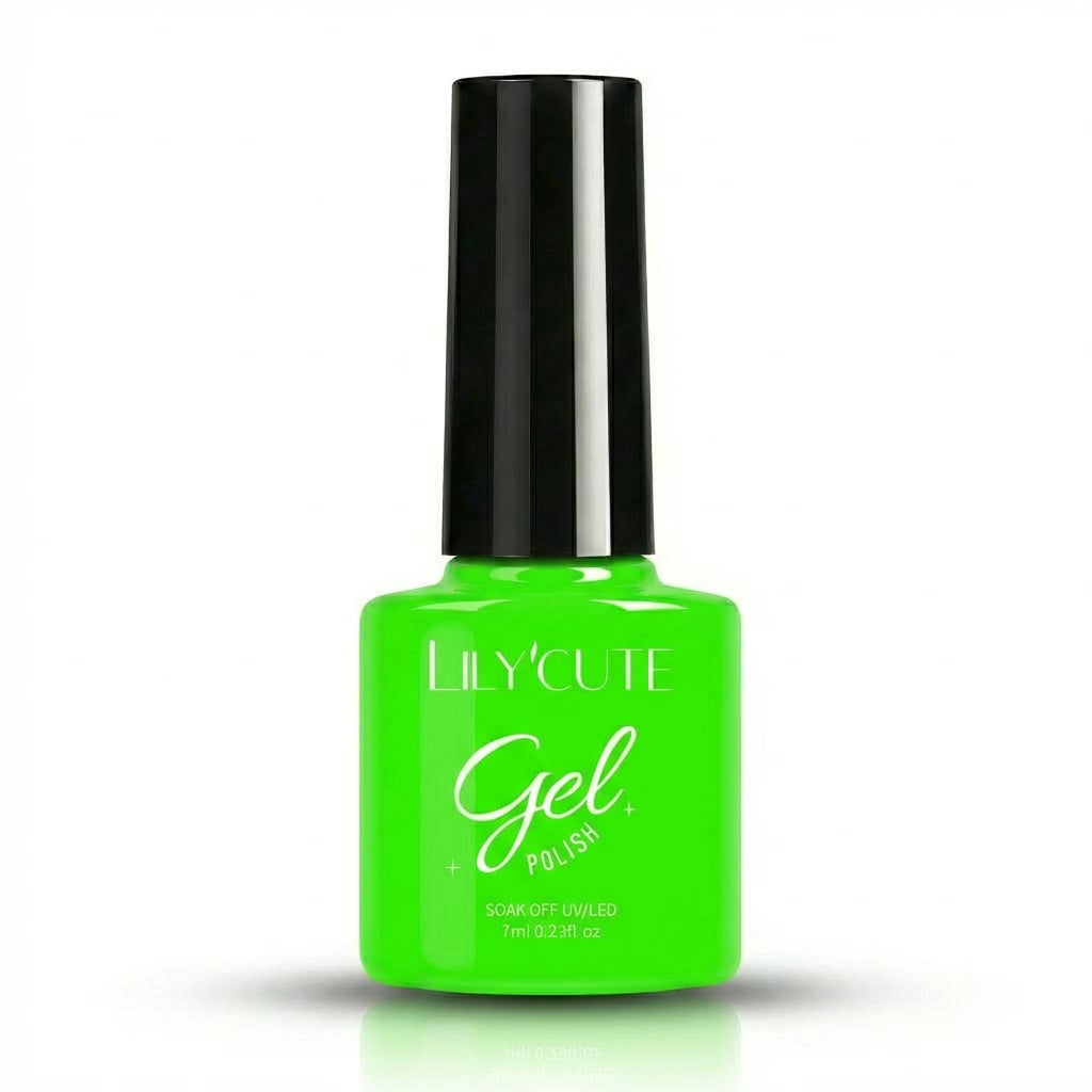 Electric Green Nail Gel Polish 7ml - Main Bottle