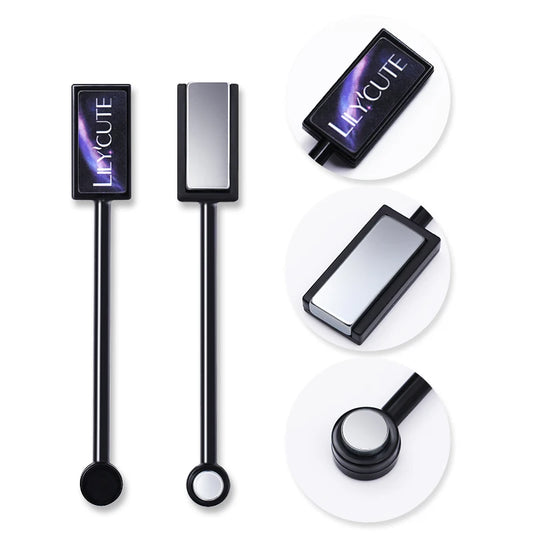2 in 1 Double Headed Nail Art Magnet Stick 9D Cat Magnetic Gel for Nail Gel Polish Line Strip Effect Strong Magnetic Pen Tools
