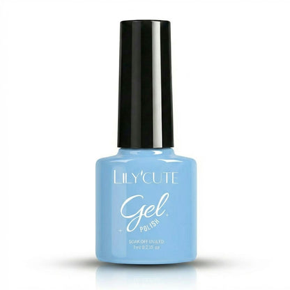 Light Powder Blue Nail Gel Polish 7ml - Main Bottle