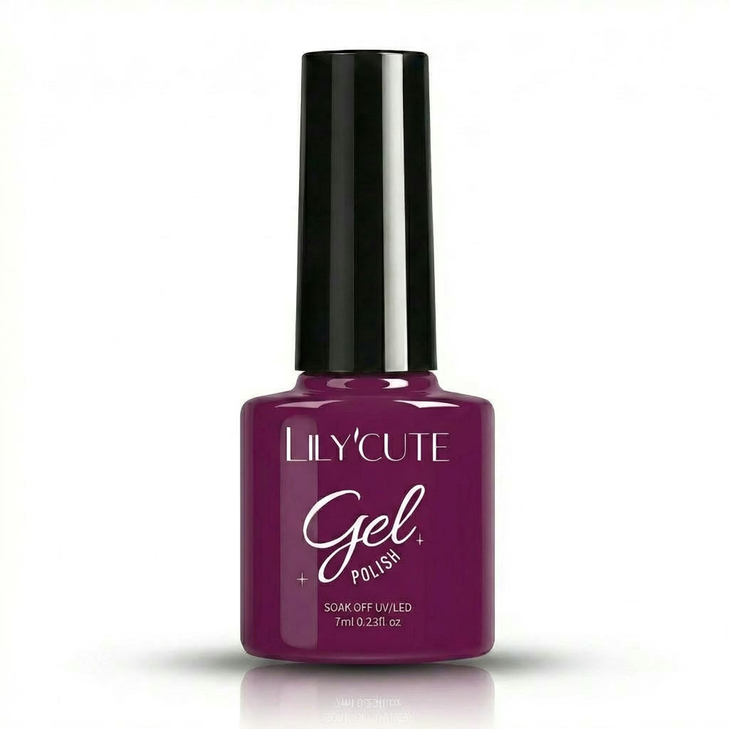 Magenta Purple Nail Gel Polish 7ml - Main Bottle