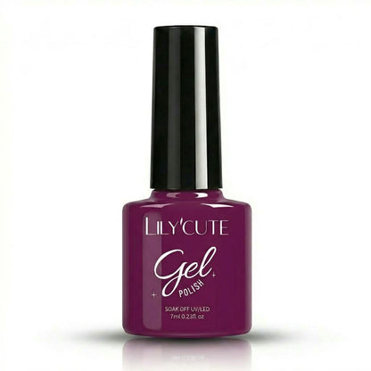Magenta Purple Nail Gel Polish 7ml - Main Bottle