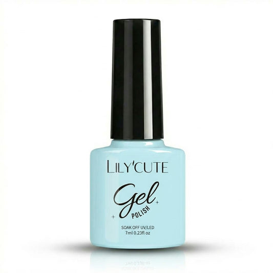 Pale Aqua Nail Gel Polish 7ml - Main Bottle