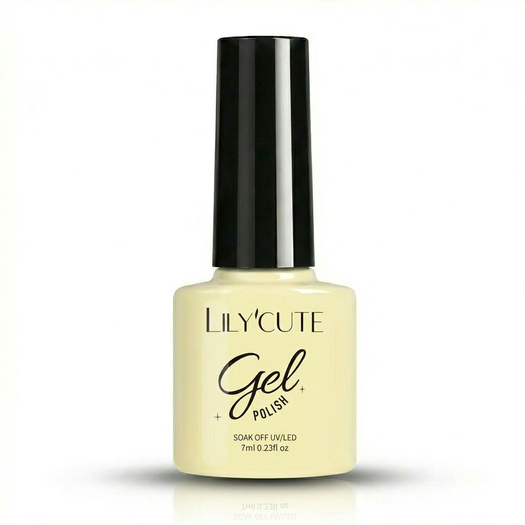 Pale Yellow Nail Gel Polish 7ml - Main Bottle