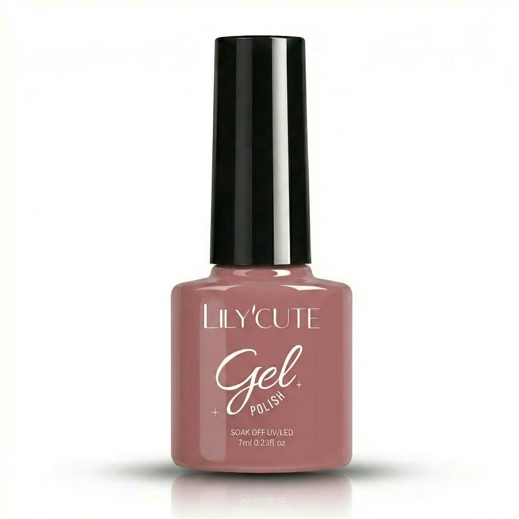 Rose Mauve Nail Gel Polish 7ml - Main Bottle