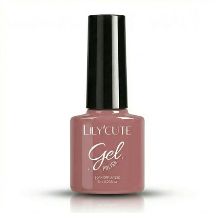 Rose Mauve Nail Gel Polish 7ml - Main Bottle
