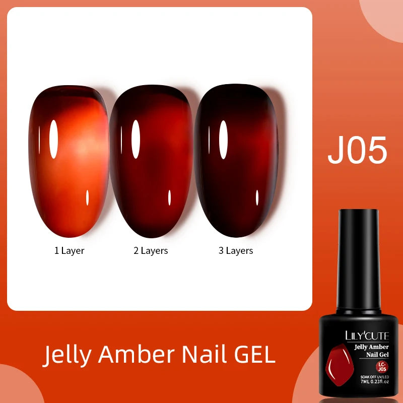 Deep Plum Nail Gel Polish 7ml (X040) UV LED - LILYCUTE