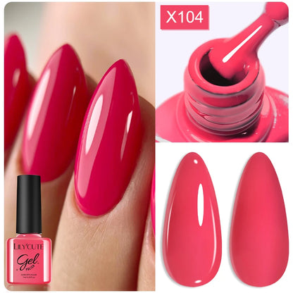 Deep Plum Nail Gel Polish 7ml (X040) UV LED - LILYCUTE