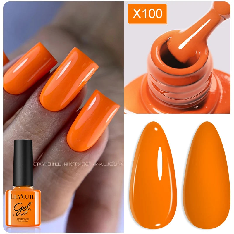 Deep Plum Nail Gel Polish 7ml (X040) UV LED - LILYCUTE