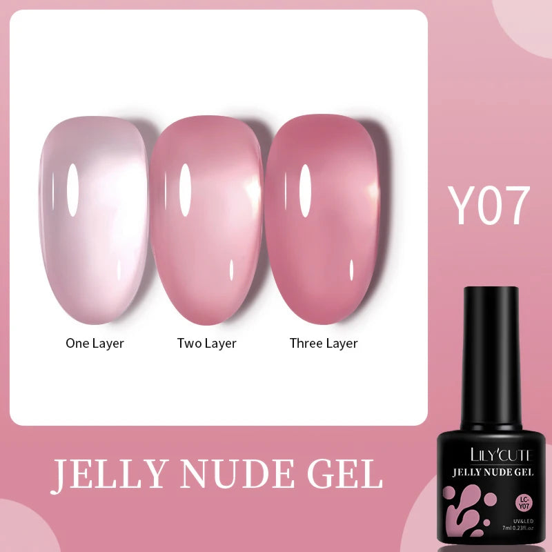Deep Plum Nail Gel Polish 7ml (X040) UV LED - LILYCUTE