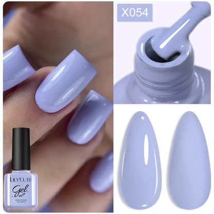 Deep Plum Nail Gel Polish 7ml (X040) UV LED - LILYCUTE
