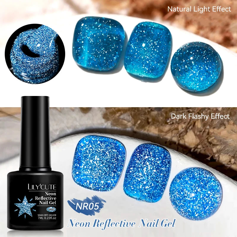 Top Coat 7ml (Reflective Gel 02) UV LED - LILYCUTE