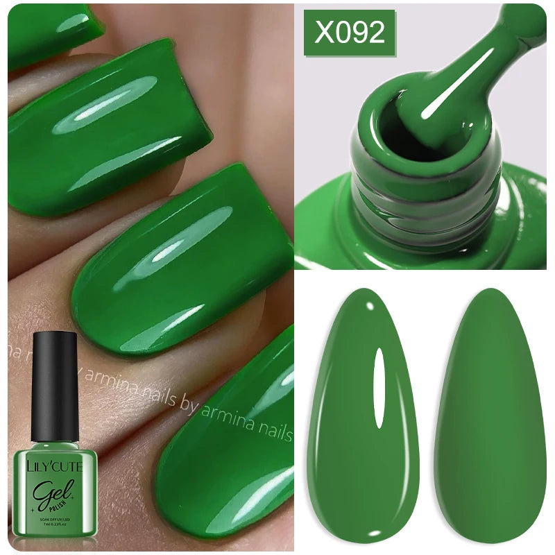 Deep Plum Nail Gel Polish 7ml (X040) UV LED - LILYCUTE