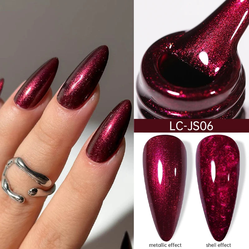 Deep Plum Nail Gel Polish 7ml (X040) UV LED - LILYCUTE