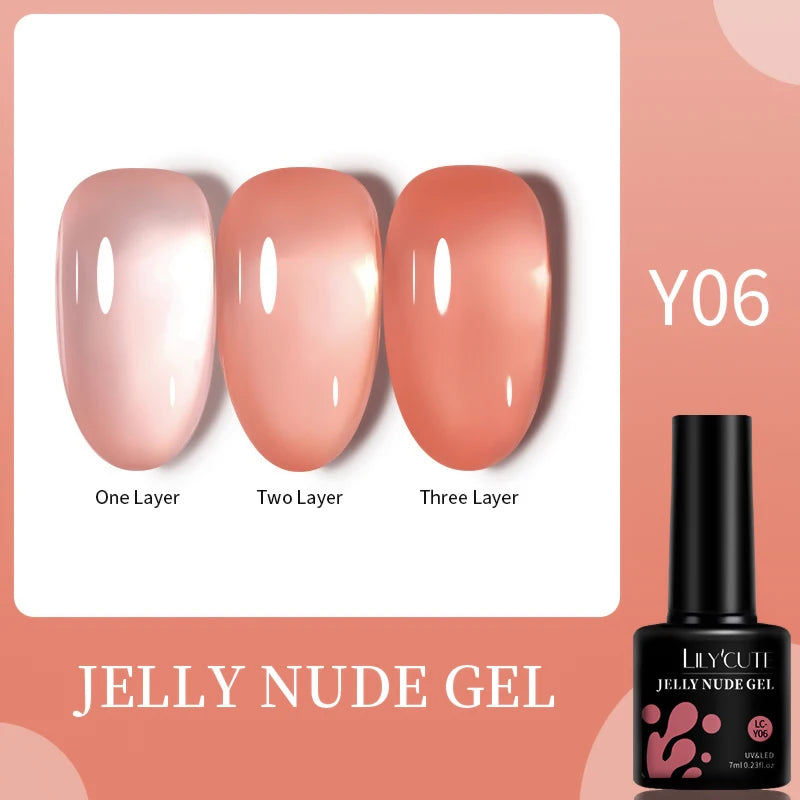 Deep Plum Nail Gel Polish 7ml (X040) UV LED - LILYCUTE