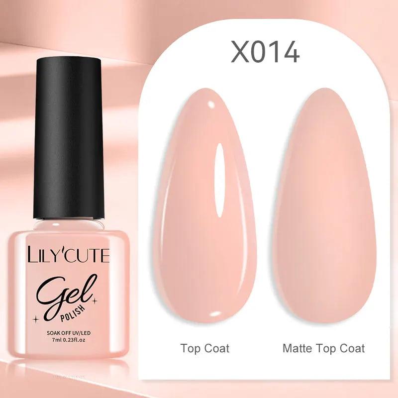 Deep Plum Nail Gel Polish 7ml (X040) UV LED - LILYCUTE