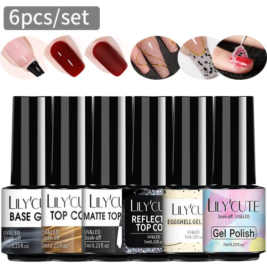 Nail Gel Polish 7ml (222987) UV LED - LILYCUTE