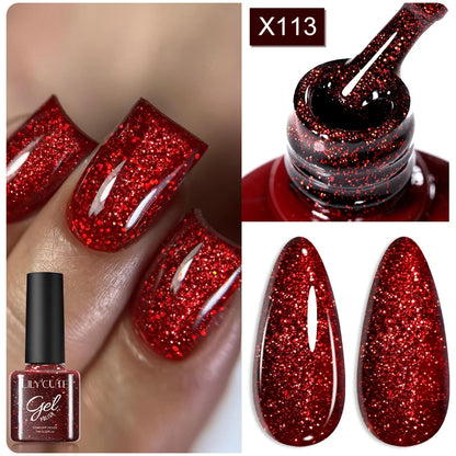 Deep Plum Nail Gel Polish 7ml (X040) UV LED - LILYCUTE