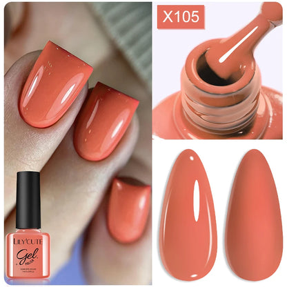Deep Plum Nail Gel Polish 7ml (X040) UV LED - LILYCUTE