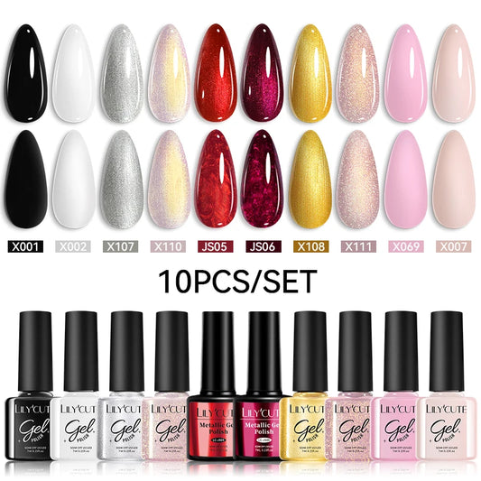 Nail Gel Polish 7ml (241086) UV LED - LILYCUTE