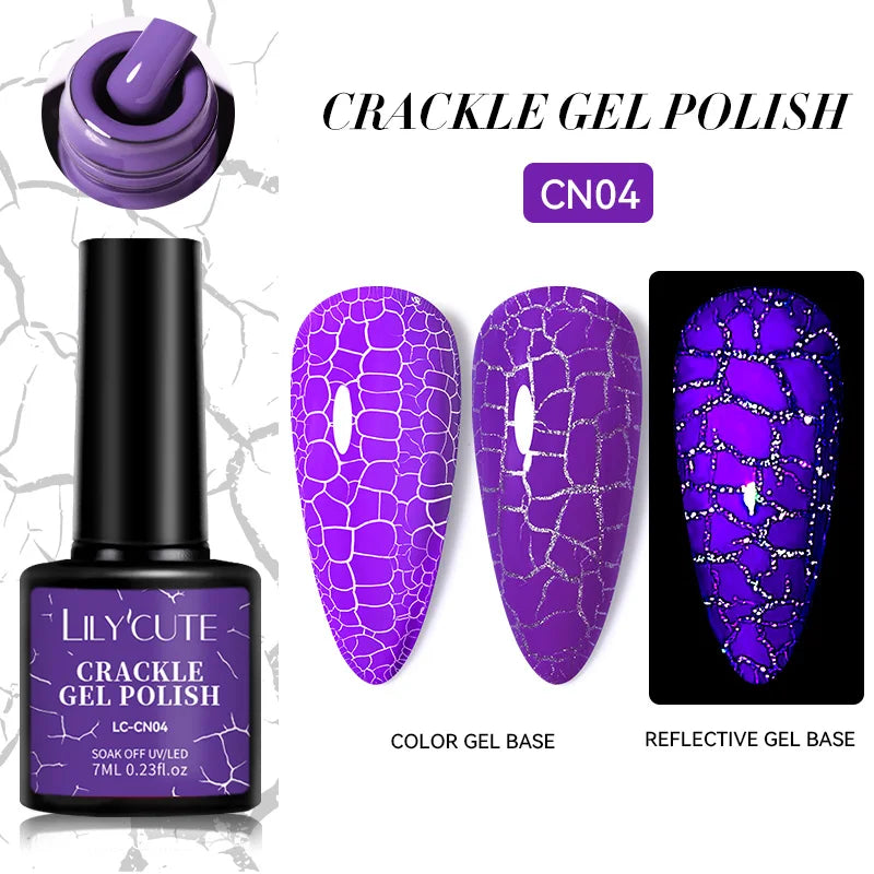 Deep Plum Nail Gel Polish 7ml (X040) UV LED - LILYCUTE