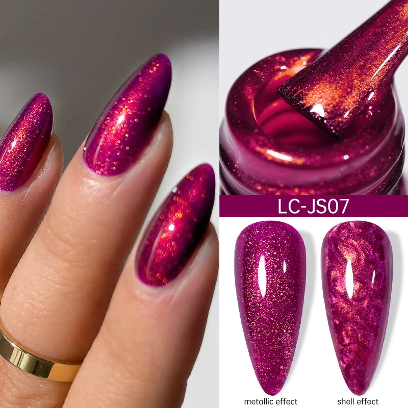 Deep Plum Nail Gel Polish 7ml (X040) UV LED - LILYCUTE