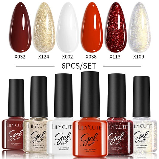Nail Gel Polish 7ml (239754) UV LED - LILYCUTE