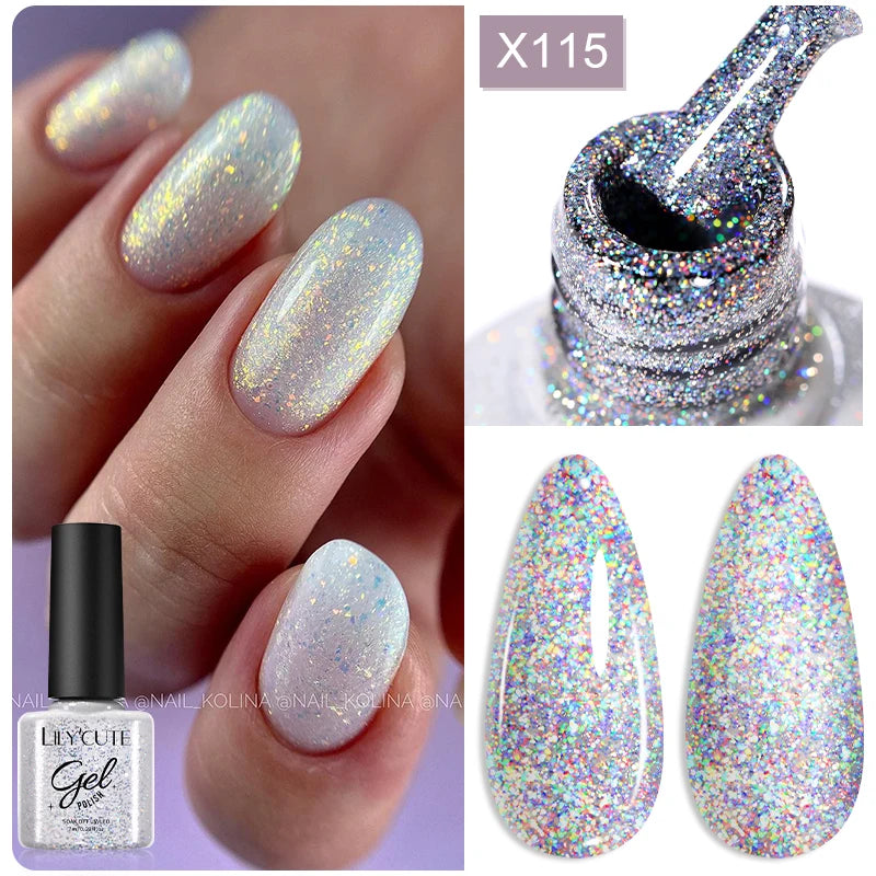 Deep Plum Nail Gel Polish 7ml (X040) UV LED - LILYCUTE