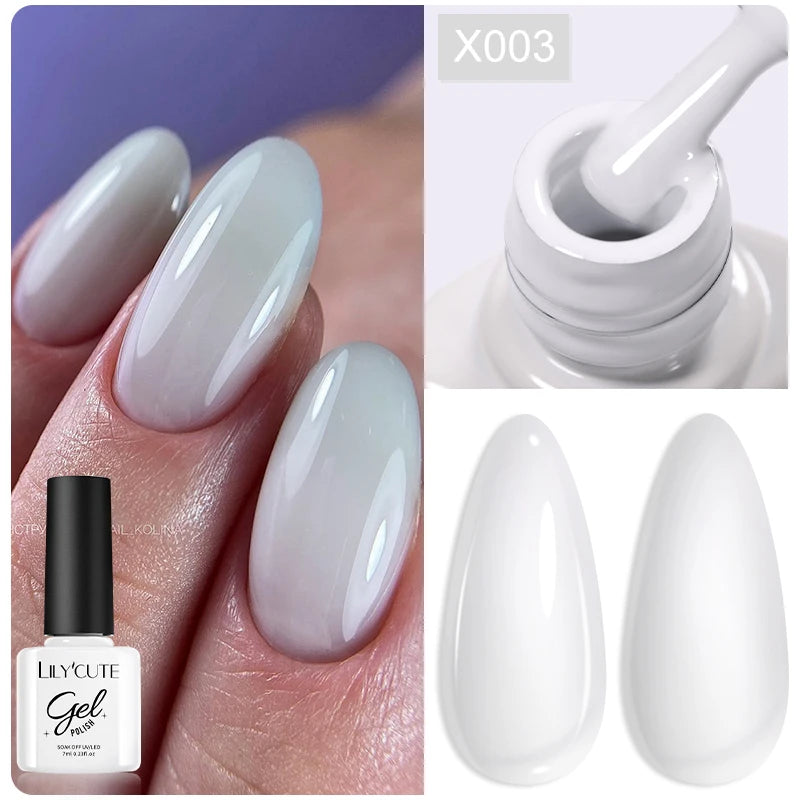 Deep Plum Nail Gel Polish 7ml (X040) UV LED - LILYCUTE