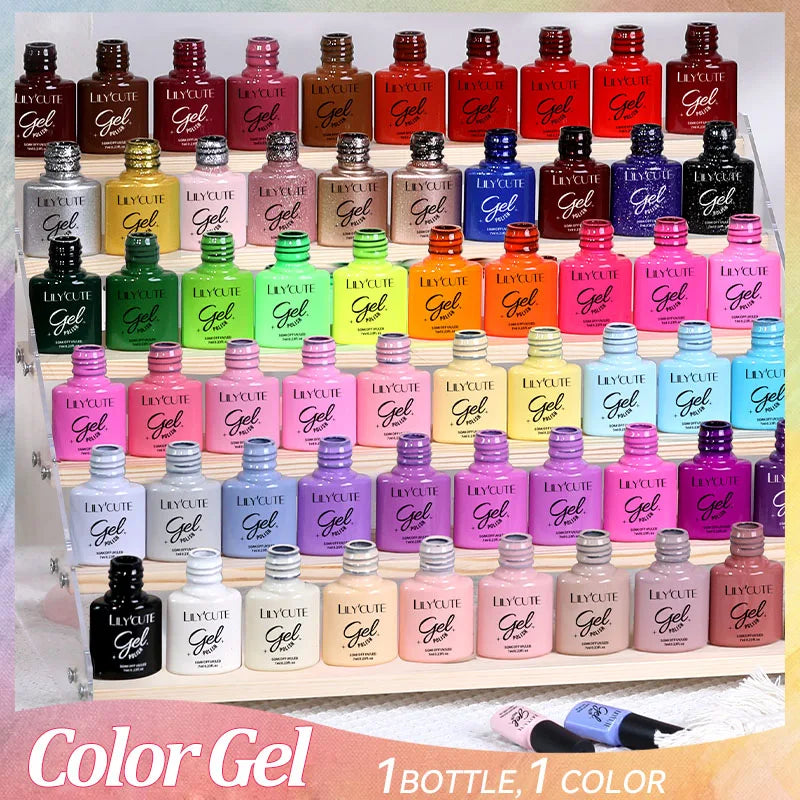 Glitzer Gel Nagellack 7ml (240866) UV LED - LILYCUTE