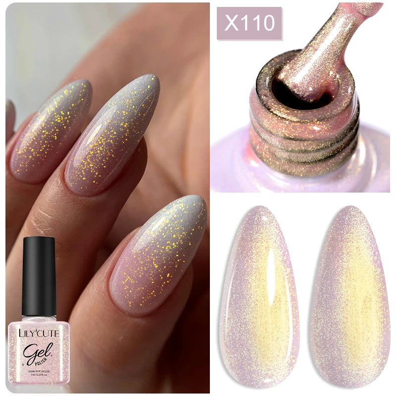 Deep Plum Nail Gel Polish 7ml (X040) UV LED - LILYCUTE