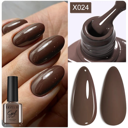Deep Plum Nail Gel Polish 7ml (X040) UV LED - LILYCUTE