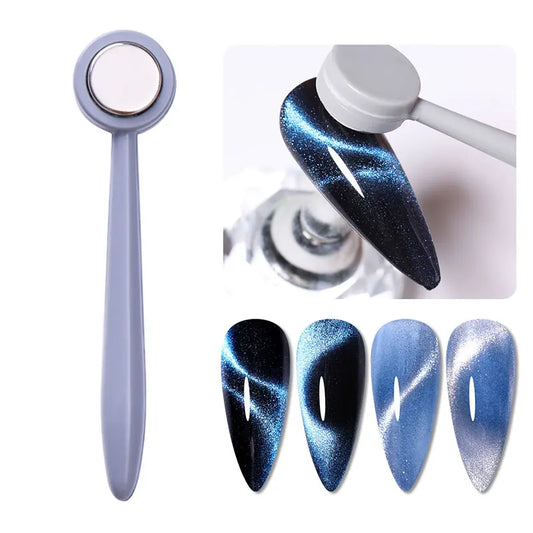 2 in 1 Double Headed Nail Art Magnet Stick 9D Cat Magnetic Gel for Nail Gel Polish Line Strip Effect Strong Magnetic Pen Tools