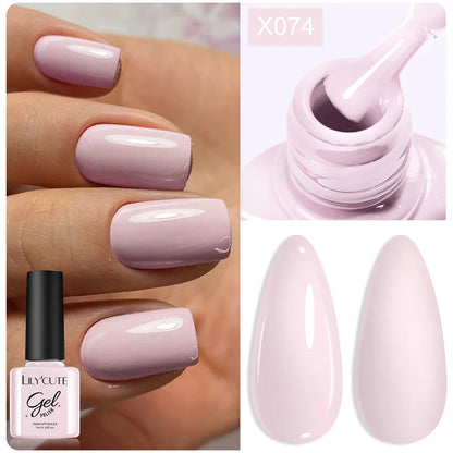 Deep Plum Nail Gel Polish 7ml (X040) UV LED - LILYCUTE