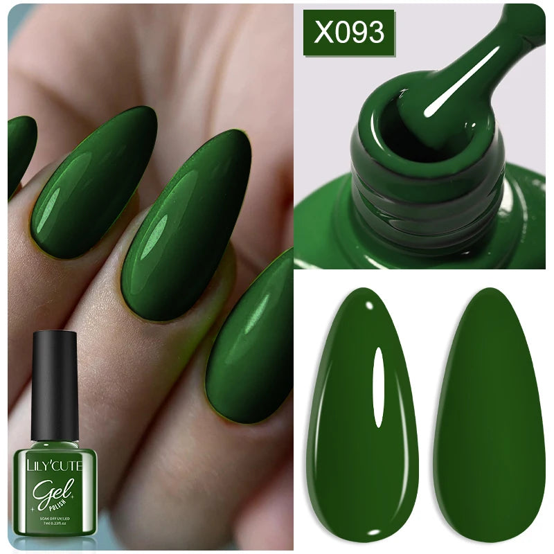 Deep Plum Nail Gel Polish 7ml (X040) UV LED - LILYCUTE