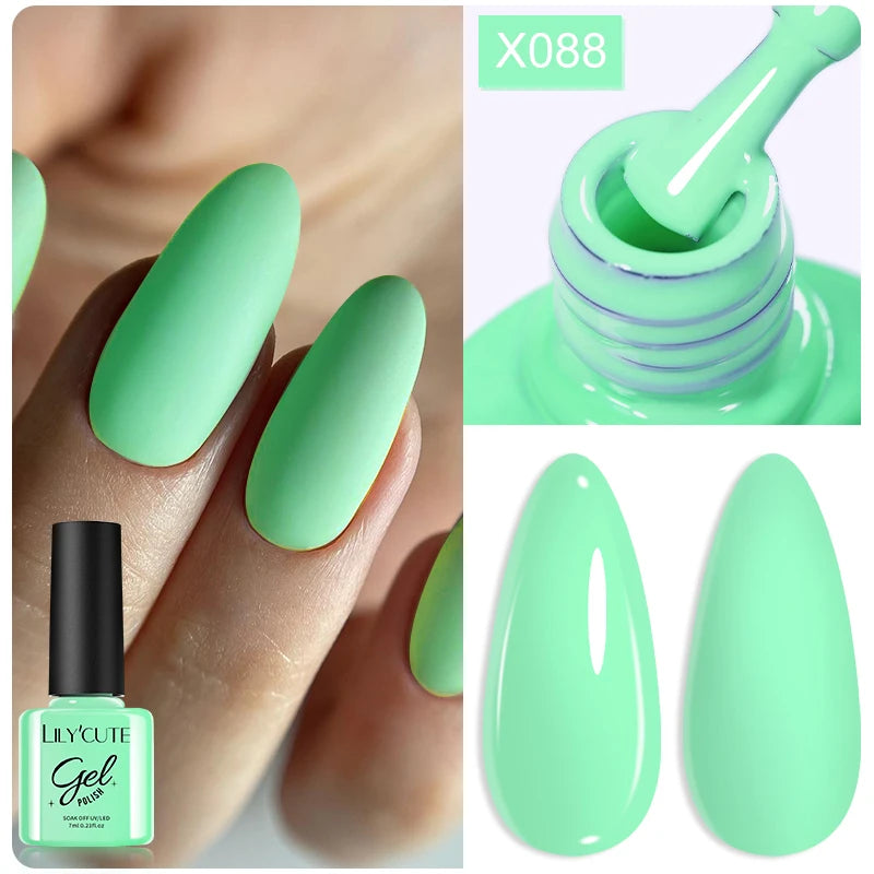 Deep Plum Nail Gel Polish 7ml (X040) UV LED - LILYCUTE