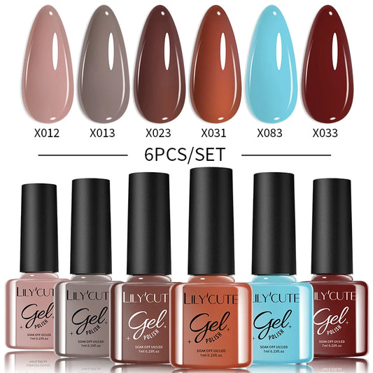 Nail Gel Polish 7ml (239786) UV LED - LILYCUTE