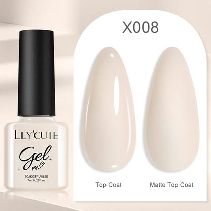 Deep Plum Nail Gel Polish 7ml (X040) UV LED - LILYCUTE