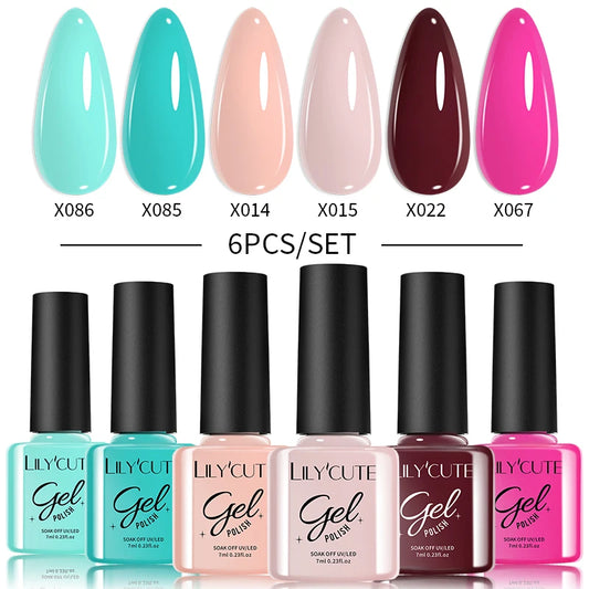 Nail Gel Polish 7ml (239761) UV LED - LILYCUTE