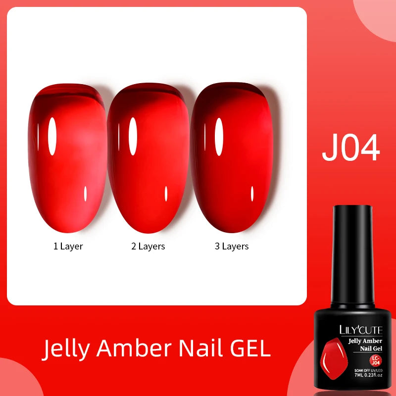 Deep Plum Nail Gel Polish 7ml (X040) UV LED - LILYCUTE