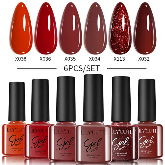 Nail Gel Polish 7ml (239753) UV LED - LILYCUTE