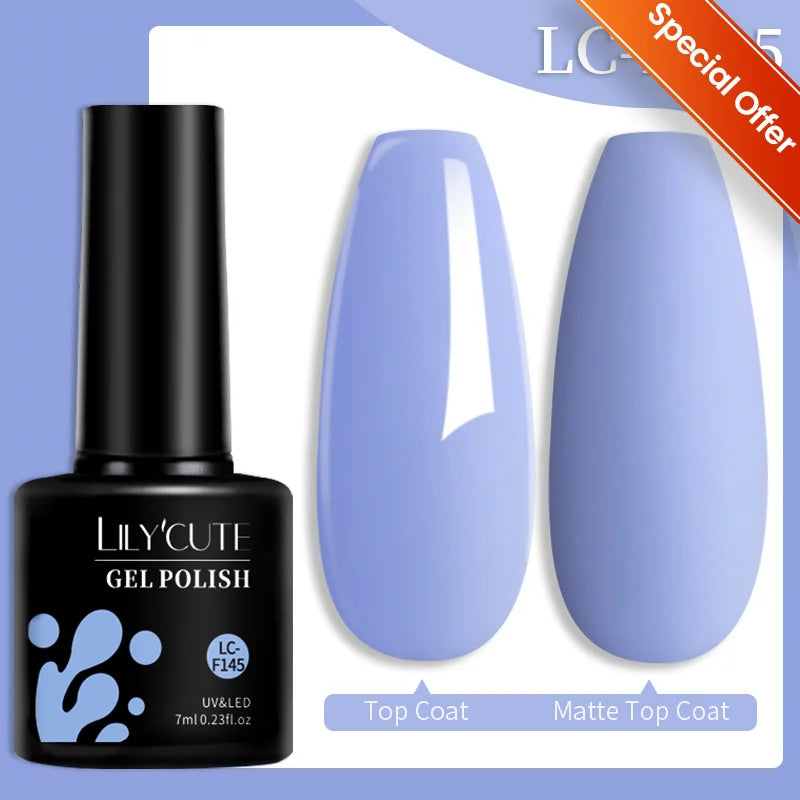 Deep Plum Nail Gel Polish 7ml (X040) UV LED - LILYCUTE