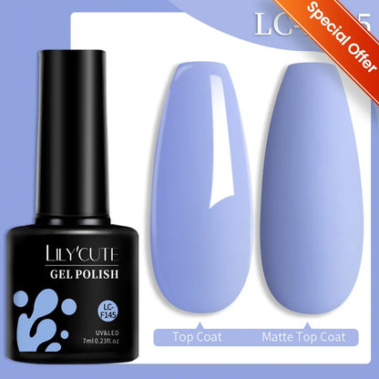 Deep Plum Nail Gel Polish 7ml (X040) UV LED - LILYCUTE